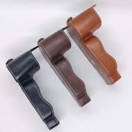 Leather Half Case For Nikon D850 Camera Protect Grip