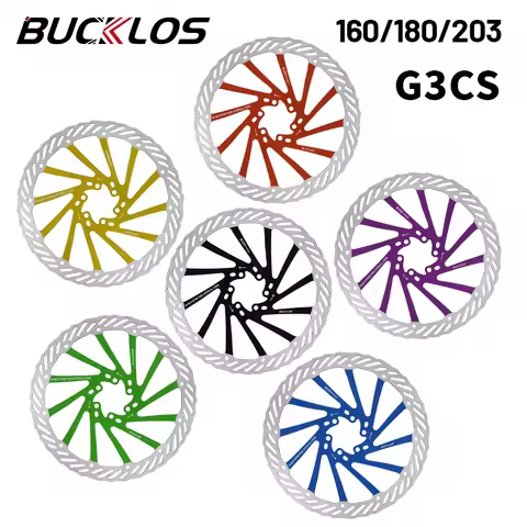 BUCKLOS G3CS Rotor 160MM 180MM 203MM Bicycle Disc Brake Rotor Bike Hydraulic Brakes Rotor High Stren