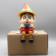 蠟筆小新  匹諾曹Pinocchio 野原新之助木偶 18cm 高