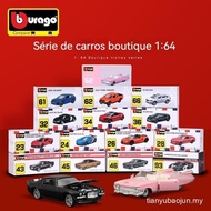 1: 64 Simulation Alloy Car Model Audi A6 R8 Sports Bugatti Chiron Cadillac Decoration kereta mainan 