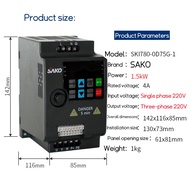 【Thailand Stock】SAKO SKI780 Inverter VFD Variable Frequency Drive Converter inverter 220v/380v Sako