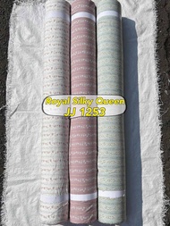 Kain Rayon Royal Silky Queen JJ 1253 (per 1/2Meter) Rayon Silky Motif Premium