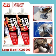 Two-component X2000 Glue Multi-purpose iron welding glue withstands strong impacts #Gratisongkir #Sa