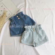 Kids Shorts Jeans Kids Girl Short High Waist Shorts Pant Loose Shorts