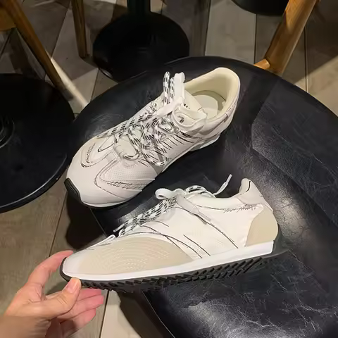 3.5CM New Women's Leather&Lycra Fabric Sport Shoes Casual Shoes Multifunctional Fashionable Breathab