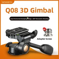 QINGZHUANGSHIDAI | 3D Adjustable Hydraulic Pan Head Camera Tripod Mount