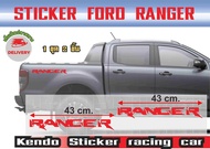 สติ๊กเกอร์ RANGER ติดท้ายกะบะ FORD R1