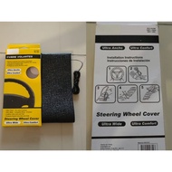 DIY 36cm 38cm Two Ways Stretch Leather Car Steering Cover