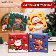 Fnw Large Christmas Gift Tote Bags Waterproof Reusable Gift Bags With Handle Christmas Holiday Gift Bags Christmas Party Supplies SG