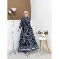 [ Ready] Aghnia Punjabi - Gamis Terbaru Diora Silk Dress Wanita Lengan