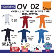 OREN SPORT OVERALL OV 02 WITH REFLECTIVE TAPE 100% COTTON