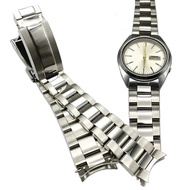 Watch Band 904 Stainless Steel Silver Oyster Style Bracelet 19mm Strap For SEIKO 5(SNXS73 75 77 79 8