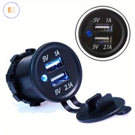 EZ Motorcycle Car Modification Accessories Usb Plug Mobile Phone Charger 3.1A USB Charger Socket Ada