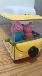 二手 正版模型車 不拆賣 Peppa Pig 粉紅豬小妹超大露營車