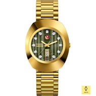 RADO Watch R12413533 / DiaStar The Original Automatic / Men's / Day Date / Stones / 35mm / SS Bracelet / Green Gold