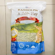 randolph alfalfa Hay หญ้าอัลฟาฟ่า อาหารกระต่าย คัดเฉพาะอัลฟาฟ่า 100% โปรตีนสูง สำหรับกระต่าย สัตว์ฟันแทะ 500g
