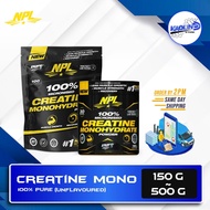 NPL 100% Creatine Mono Recovey Lean Muscle Strength Halal Fitness Gym Supplement (150g/500g)