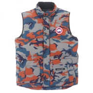 成色極佳 ▼CANADA GOOSE4154MP 迷彩貼片雙拉鍊羽絨背心顏色M 碼 加拿大製造 正品 男士