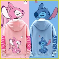 YT2 Stitch his-and-hers clothes Hoodie Anime Sweatshirt Unisex Long Sleeve Top Cosplay 3D Pullover P