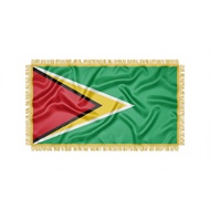 Guyana Full Tassel Flag, Tc Mirror Material