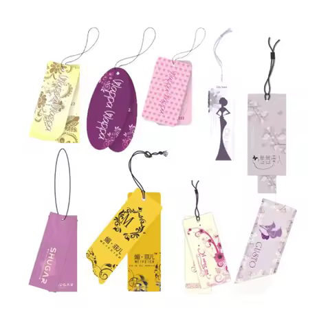 1000pcs/lot Sewing Custom Free Shipping Personalized Hangtags Clothing Paper Swing Tag/Printed Tags 