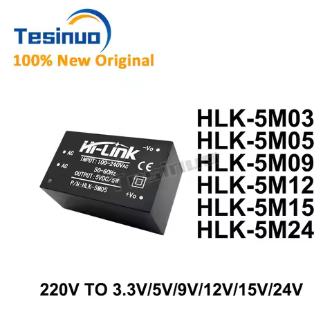 1/PCS New HLK-5M03 5M03 HLK-5M05 5M05 HLK-5M09 5M09 HLK-5M12 5M12 HLK-5M15 5M15 HLK-5M24 AC-DC Isola
