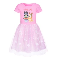 Bingo Bluey Sabrina backless dress for girls 2-12yrs old