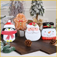 Psy Lovely Christmas Candy Bottle Organizer Container Tin Box for Biscuit Presents