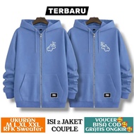 Cute couple zipper jacket couple zipper jacket couple zipper jacket/ couple sweater/ 2 pcs couple ho