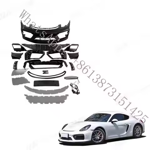 Suitable PP Plastic Body Kit 981 Cayman Boxster Tuning, Upgrade to 981 GT4 Style, Front Bumper Assem