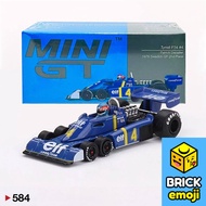 Mini GT 584 Tyrrell P34 #4 Patrick Depailler 1976 Swedish GP 2nd Place 1/64 Đồ chơi mô hình xe hơi