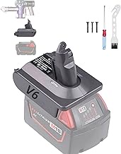 MAKBOS for Milwaukee for Dyson V6 Battery Adapter, for Milwaukee 18V Battery Converted to Replace for Dyson V6 Battery, Works for Dyson V6 Series Vacuum Cleaner(Adapter ONLY)