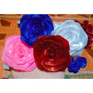 MAWAR GLITTER SATIN RIBBON FLOWER GLITTER SATIN RIBBON GLITTER SATIN RIBBON ROSE FLOWER VIRAL GLITTE