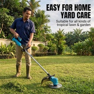 PINSEN 96V Brushless Cordless Grass Trimmer 28000RPM Heavy Duty Weed Eater Lawn Mower Rechargeable B