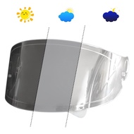 Photochromic glasses for Shoei Glamster motorcycle helmet, automatic UV visor, humic lens