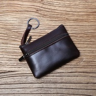 Genuine Leather Men's and Women's Wallet - Card Wallet - Genuine Garut Leather Mini Wallet