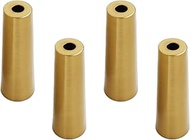 4PCS Metal Chair Leg Cap, TTZEZE Furniture Leg Bottom Covers Chair Feet Tips Round Floor Protector C