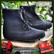 รองเท้านินจา CS shoes  CS3010  หุ้มข้อ แบบสวมพื้นปุ่มสตั๊ส ซิปหน้าใส่เดินป่า ขึ้นเขา ลุยน้ำ ลุยโคลน 