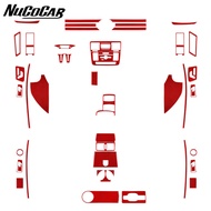 For Benz G-Class W463 G63 2013-2018 Red Carbon Fiber Center Radio AC CD Door Panel Car Accessories I
