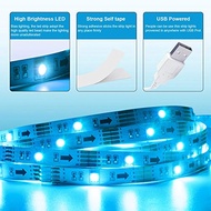 LED TV Backlight,2.5M USB Led Strip Lights with Remote for 40-60 Inch LED TV Backlights RGB 5050 APP Control Sync to Mus