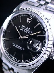 ROLEX 勞力士 Engine Turned Black Ref.16030 Cal.3035 Datejust