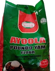 Ayoola poundo yam flour/1.8kg/4lbs/tepung keladi