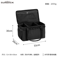 Large Size Mountain Guest Outdoor Cooking Utensil Set Gas Can Anti-Collision Picnic Bag Storage Bag