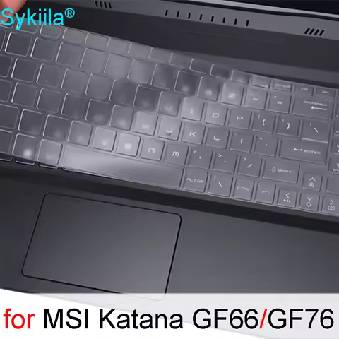 Keyboard Cover for MSI Katana GF66 Katana GF76 Silicone Protector Skin Case 15.6 17.3 Gaming Laptop 