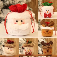 [New product] Christmas Trees Decorations / Santa Claus Snowman Gift Storage Bags / Household Candy Packaging bag / Kids Favored Drawstring Bag / cute deer Elk Xmas Home Decor