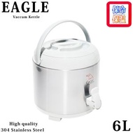 鷹牌 6L 不鏽鋼真空保溫水壺 /  304不鏽鋼保溫茶桶