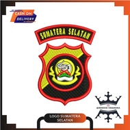 SOUTH SUMATRA LOGO - SOUTH SUMATRA - POLDA - RAISED - FLAT 3D