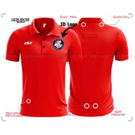 LIKZS X Sang Saka Biru LSE Travel Jersey (DX1 - 3D Logo) Football Futsal Polo Team Wear Top Apparel 