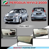 PERODUA MYVI-2 2009-2010 FULLSET SKIRTING (FRONT SKIRT, SIDE SKIRT, REAR SKIRT) PU GETAH BODYKIT