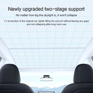 For Tesla Model 3/Y Upgraded Ice Cloth Sunshade Glass Roof Front And Rear Sunroof Sunshade model Y m